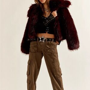 Moonlight Glam Faux Fur Jacket